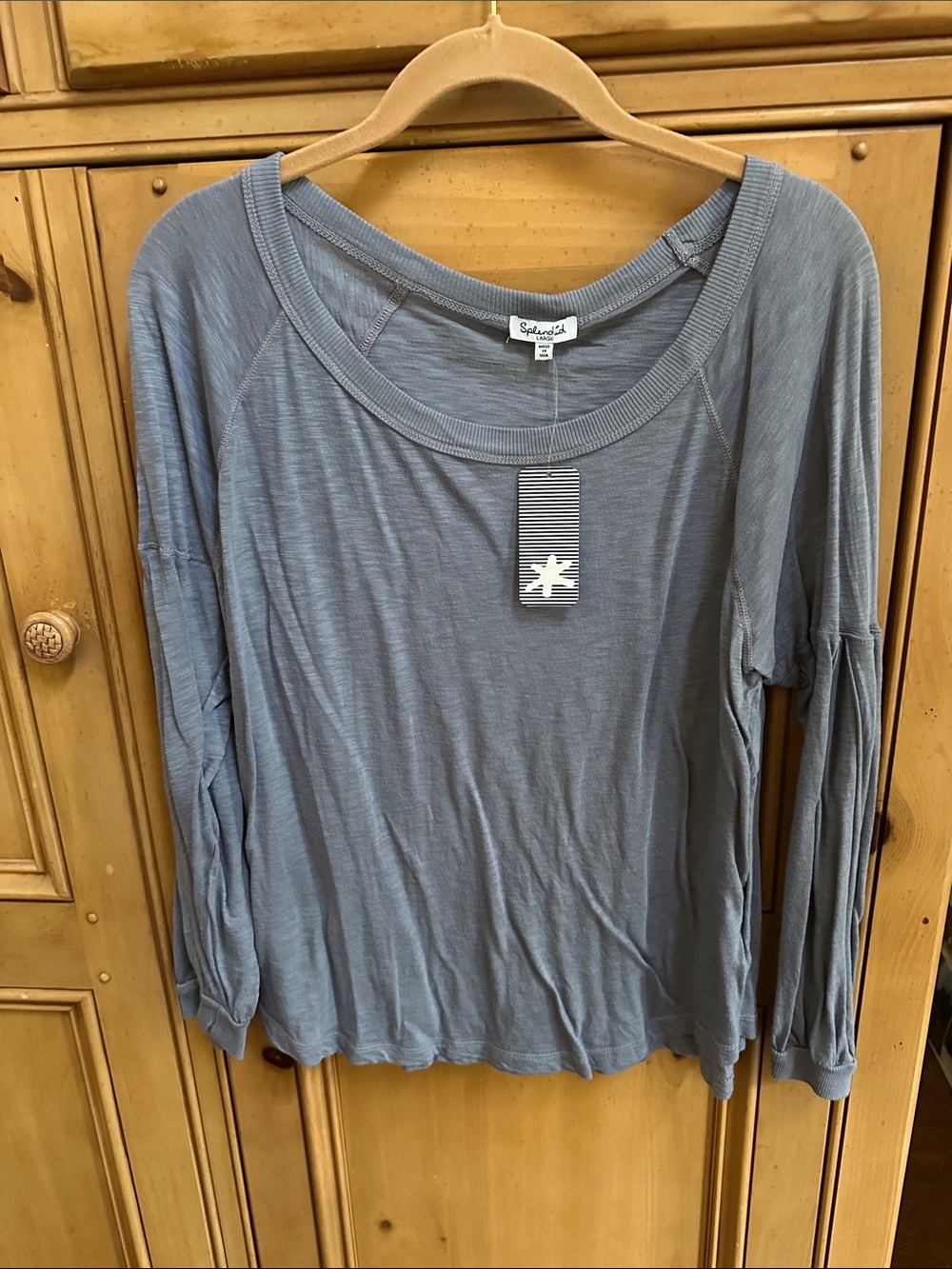 NWT $88 Splendid Made in USA Supima Cotton Modal Top Soft